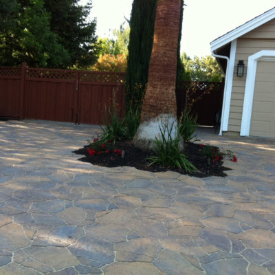 Belgard Mega Arbel extended driveway