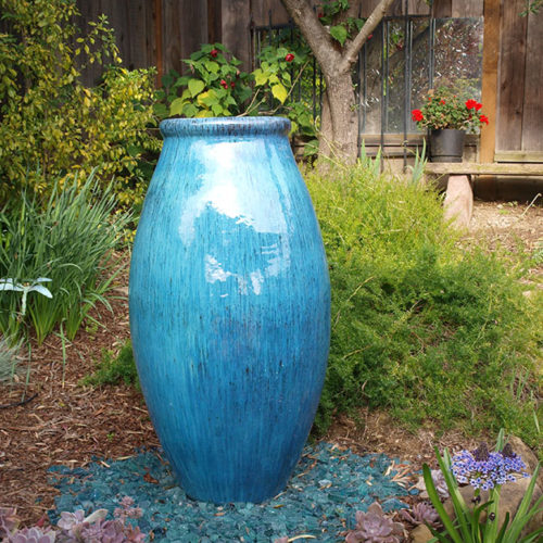 Glazed pot