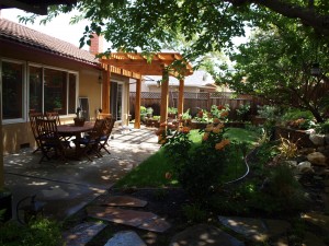 Arbor Shady Back Yard